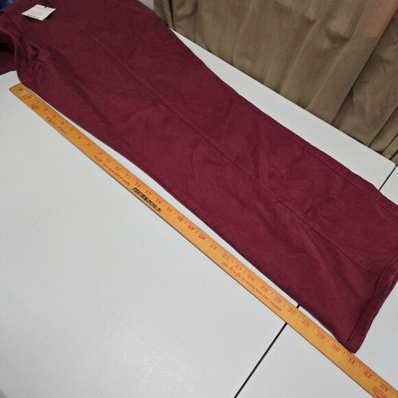 Judy Blue‎ Jeans Womens 22W Burgundy Belfast High Rise Straight NWT Boho - Picture 13 of 15